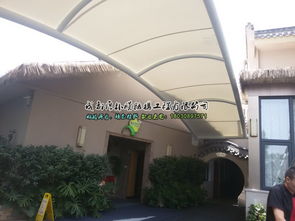 农家乐走廊膜结构 乡村休闲与工程美学的融合